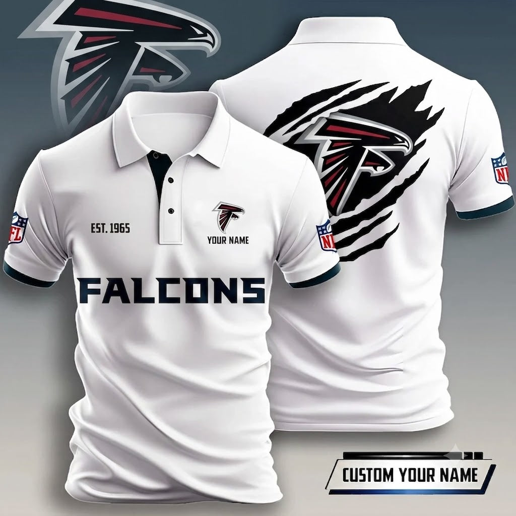SPECIAL EDITION - NEW CUSTOMIZED NFL18 ATF ATLANTA FALCONS T-SHIRT, POLO SHIRT, ZIP POLO SHIRT, HOODIE, ZIP HOODIE & SWEATSHIRT