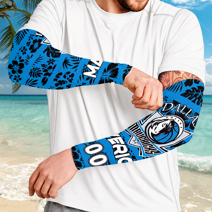 [HOT DEAL] NEW CUSTOMIZED NBA18 DMA DALLAS MAVERICKS SUN ARM SLEEVES