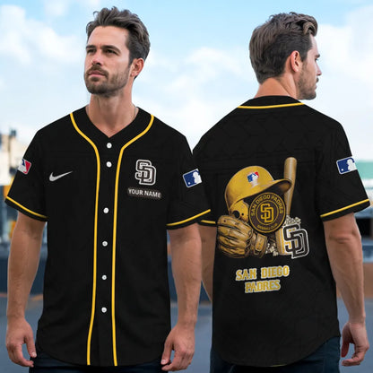 LIMITED EDITION - NEW CUSTOMIZED MLB18 SDP SAN DIEGO PADRES BASEBALL JERSEY