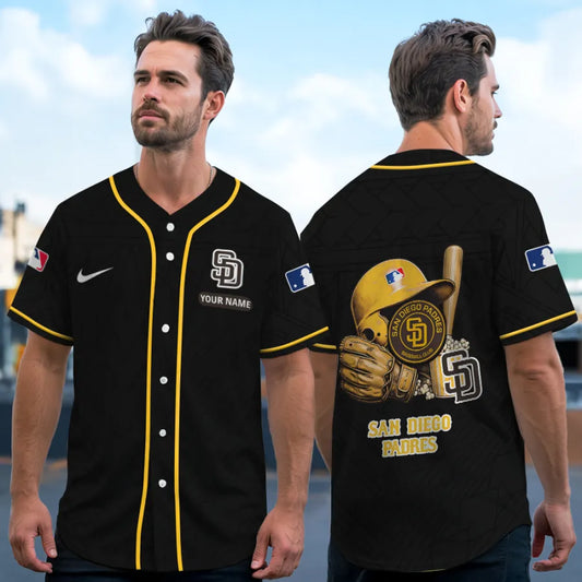 LIMITED EDITION - NEW CUSTOMIZED MLB18 SDP SAN DIEGO PADRES BASEBALL JERSEY