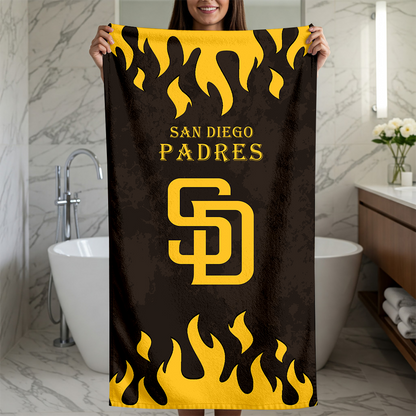 LIMITED EDITION - NEW CUSTOMIZED MLB18 SDP SAN DIEGO PADRES BEACH TOWEL FOR FAN