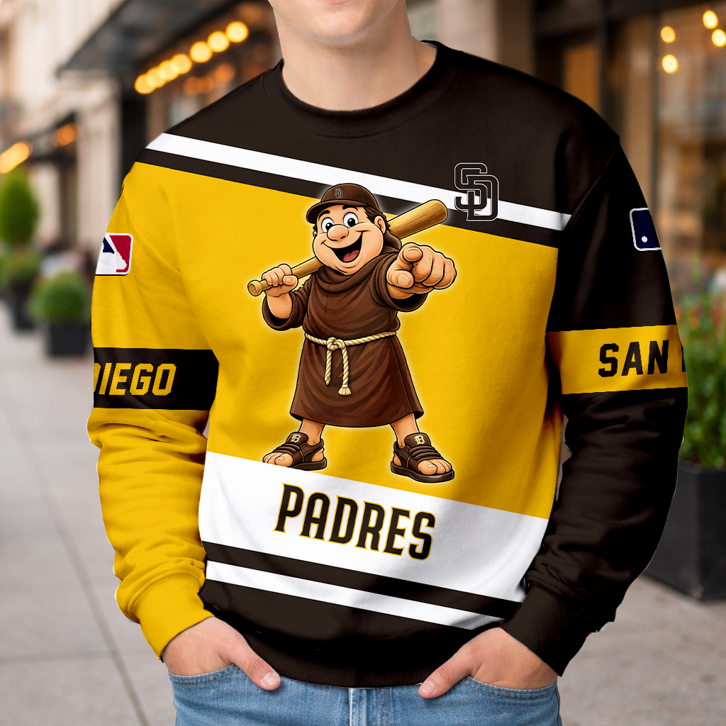 LIMITED EDITION - NEW CUSTOMIZED MLB18 SDP SAN DIEGO PADRES UNISEX T-SHIRT, HOODIE & JACKETS