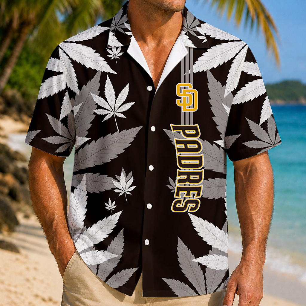 LIMITED EDITION - NEW CUSTOMIZED MLB18 SDP SAN DIEGO PADRES UNISEX HAWAIIAN SHIRT