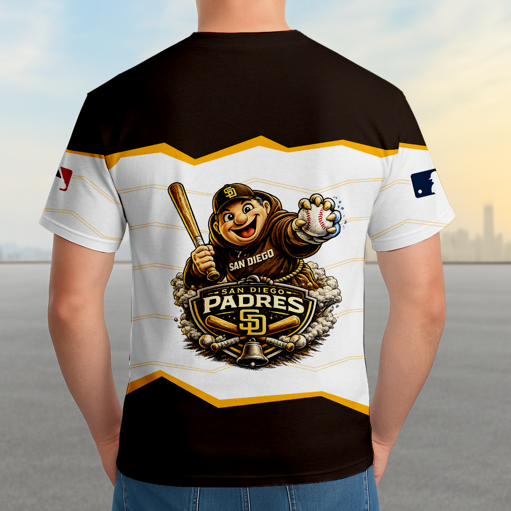 LIMITED EDITION - NEW CUSTOMIZED MLB18 SDP SAN DIEGO PADRES UNISEX T-SHIRT, SWEASHIRTS, HOODIE & JACKETS