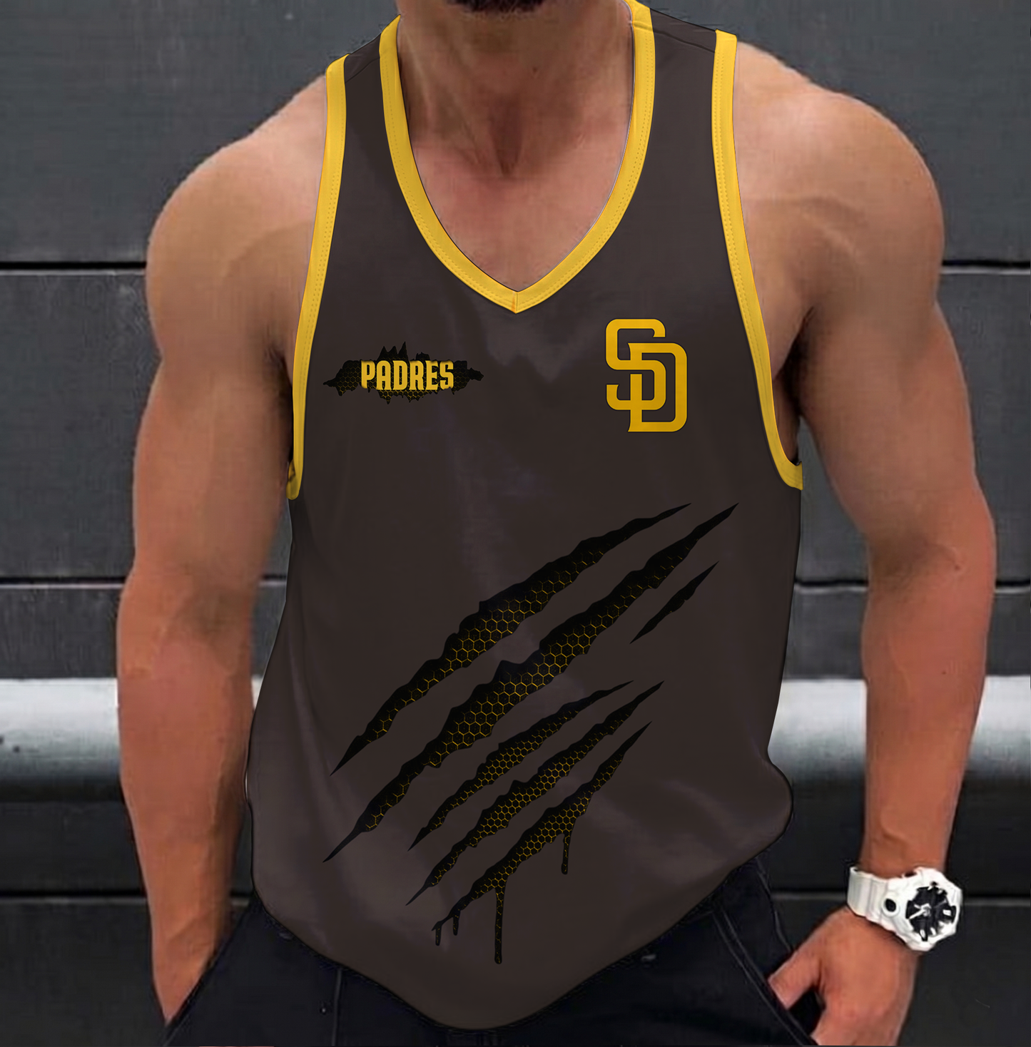 VIRAL EDITION - NEW CUSTOMIZED MLB18 SAN DIEGO PADRES UNISEX TANK TOP