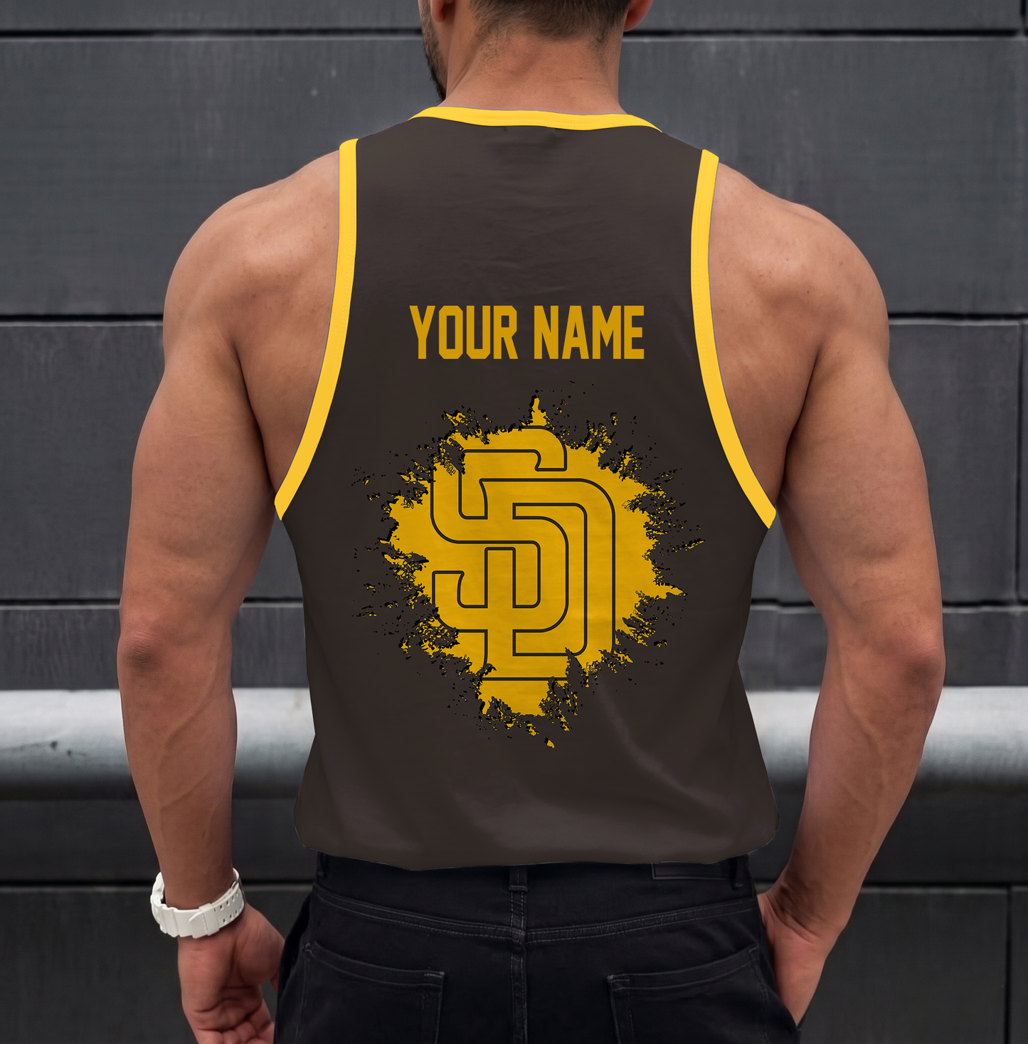 VIRAL EDITION - NEW CUSTOMIZED MLB18 SAN DIEGO PADRES UNISEX TANK TOP