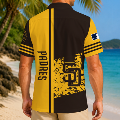 LIMITED EDITION - NEW CUSTOMIZED MLB18 SDP SAN DIEGO PADRES UNISEX HAWAIIAN SHIRT