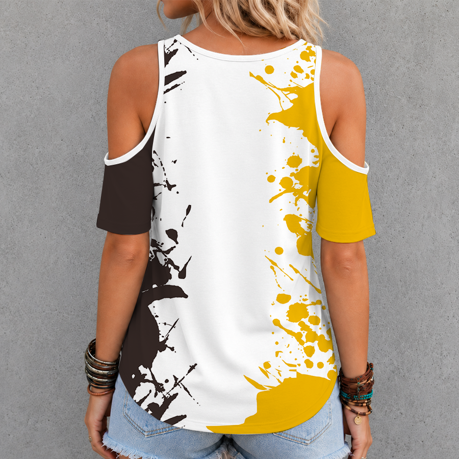 [FLASH SALE] NEW CUSTOMIZED MLB18 SDP SAN DIEGO PADRES CRISS CROSS V-NECK TOP