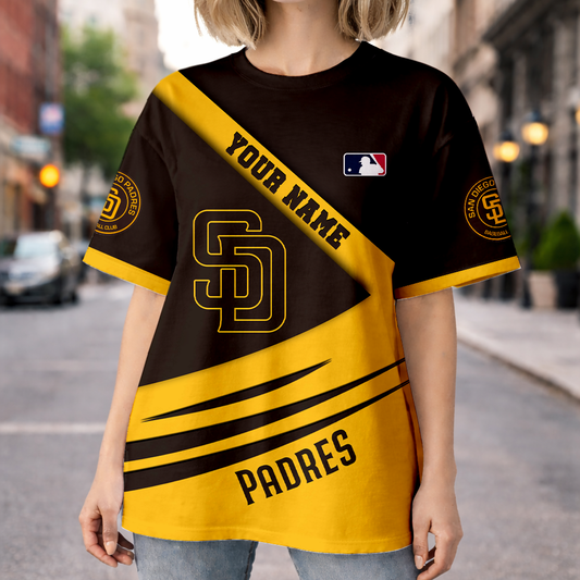 LIMITED EDITION - NEW CUSTOMIZED MLB18 SDP SAN DIEGO PADRES UNISEX T-SHIRT, POLO, HOODIE & JACKETS
