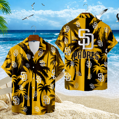 LIMITED EDITION - NEW CUSTOMIZED MLB18 SDP SAN DIEGO PADRES UNISEX HAWAIIAN SHIRT