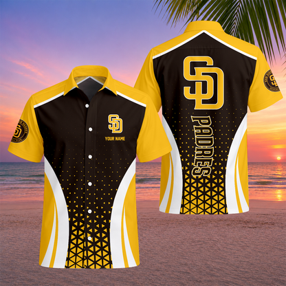 LIMITED EDITION - NEW CUSTOMIZED MLB18 SDP SAN DIEGO PADRES UNISEX HAWAIIAN SHIRT