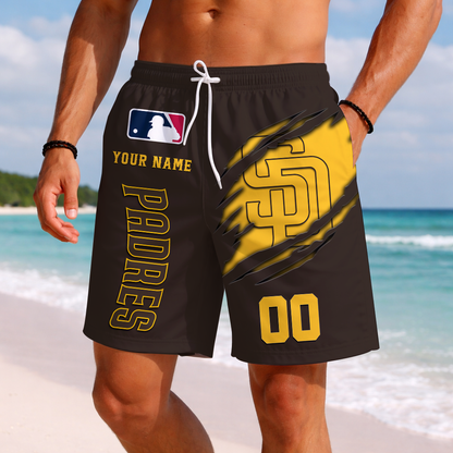 LIMITED EDITION - NEW PREMIUM MLB18 SDP SAN DIEGO PADRES SHORT PANTS