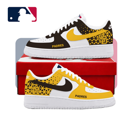 VIRAL EDITION - NEW CUSTOMIZED MLB18 SDP SAN DIEGO PADRES AF1 SHOES
