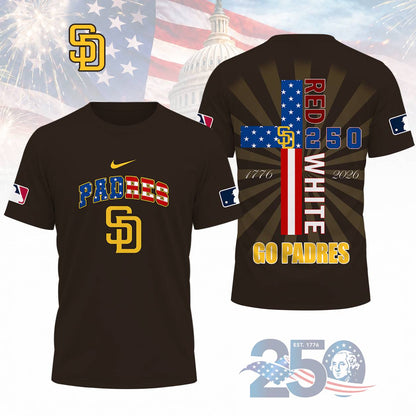 LIMITED EDITION - NEW CUSTOMIZED MLB18 SDP SAN DIEGO PADRES T-SHIRT, POLO SHIRT, ZIP POLO SHIRT, SWEATSHIRT, HOODIE & ZIP HOODIE