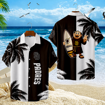 LIMITED EDITION - NEW CUSTOMIZED MLB18 SDP SAN DIEGO PADRES UNISEX HAWAIIAN SHIRT