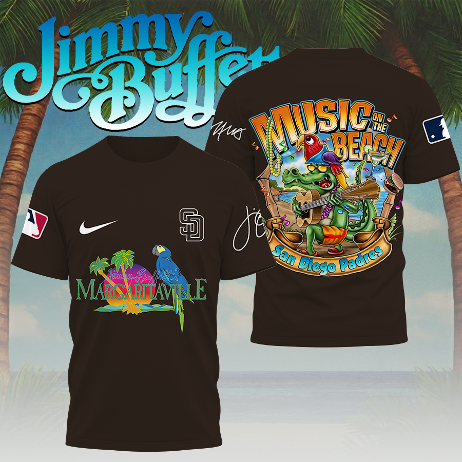 LIMITED EDITION - NEW CUSTOMIZED MLB18 SDP SAN DIEGO PADRES x JIMMY BUFFETT T-SHIRT, HOODIE, ZIP HOODIE