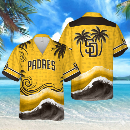 LIMITED EDITION - NEW CUSTOMIZED MLB18 SDP SAN DIEGO PADRES UNISEX HAWAIIAN SHIRT