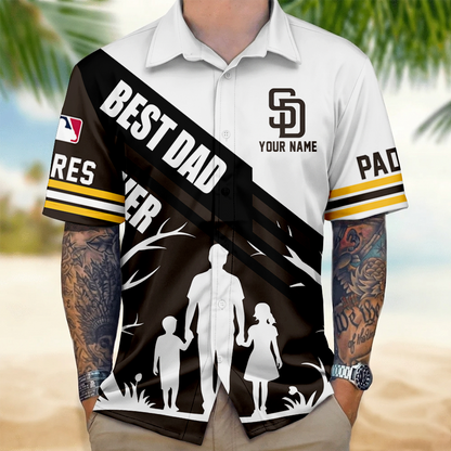 LIMITED EDITION - NEW CUSTOMIZED MLB18 SDP SAN DIEGO PADRES UNISEX HAWAIIAN SHIRT