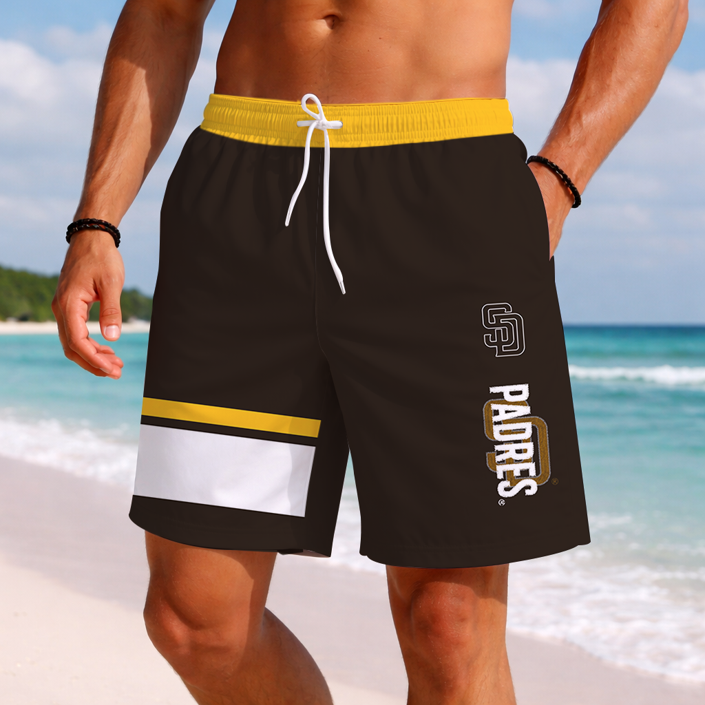 LIMITED EDITION - NEW PREMIUM MLB18 SDP SAN DIEGO PADRES BASEBALL SHORT PANTS