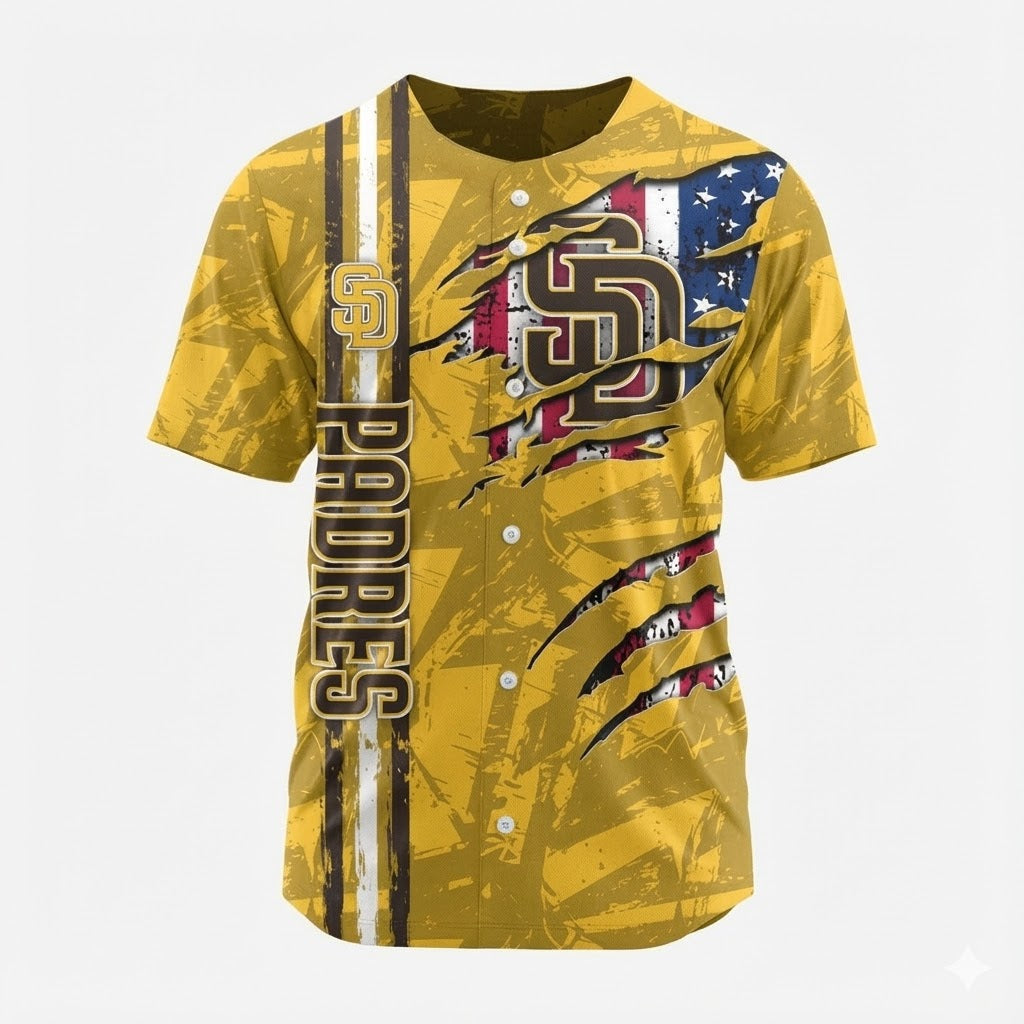 LIMITED EDITION - NEW CUSTOMIZED MLB18 SDP SAN DIEGO PADRES BASEBALL JERSEY