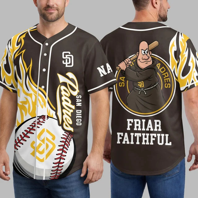 [FLASH SALE] NEW CUSTOMIZED MLB18 SDP SAN DIEGO PADRES BASEBALL JERSEY