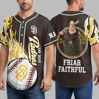 [FLASH SALE] NEW CUSTOMIZED MLB18 SDP SAN DIEGO PADRES BASEBALL JERSEY