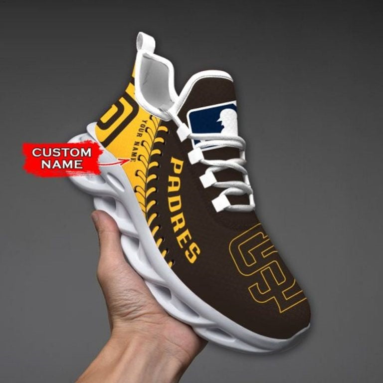 [FLASH SALE] NEW CUSTOMIZED MLB18 SDP SAN DIEGO PADRES MAX SOUL SHOES