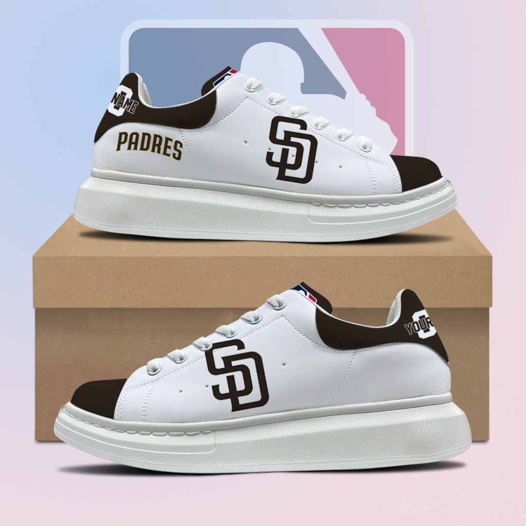 [FLASH SALE] NEW CUSTOMIZED MLB18 SDP SAN DIEGO PADRES MCQUEEN SHOES