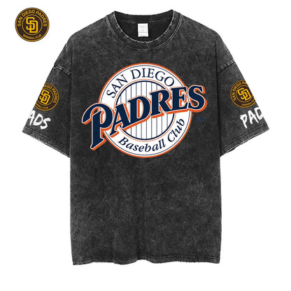 [FLASH SALE] NEW CUSTOMIZED MLB18 SDP SAN DIEGO PADRES MULTICOLOR WASHED TEE