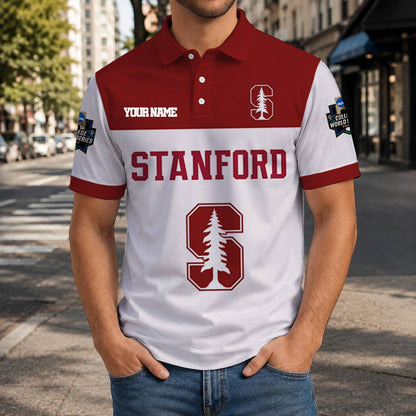 LIMITED EDITION - NEW CUSTOMIZED NCAA CWS18 STC STANFORD CARDINAL T-SHIRT, POLO SHIRT, ZIP POLO SHIRT, SWEATSHIRT, HOODIE & ZIP HOODIE