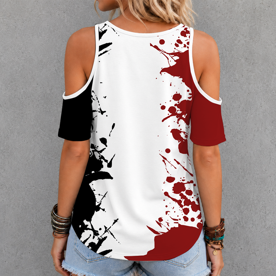 [FAN FAVORITE] NEW CUSTOMIZED NCAA CWS18 STC STANFORD CARDINAL CRISS CROSS V-NECK TOP
