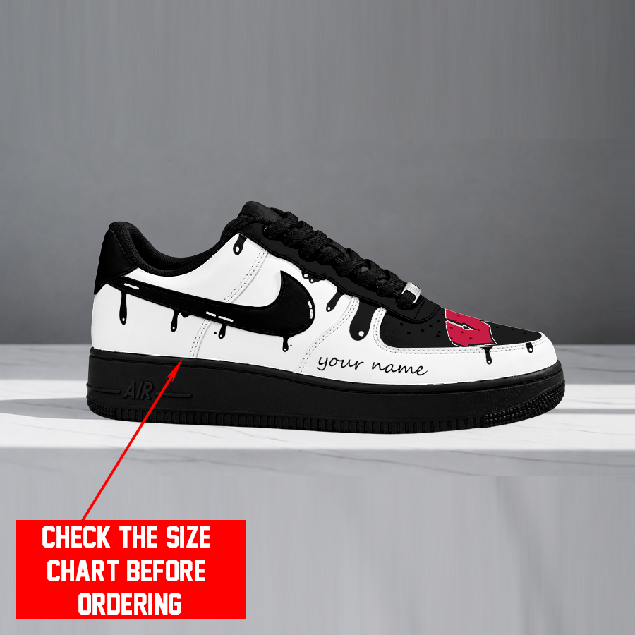 [FAN FAVORITE] NEW CUSTOMIZED NCAA FBS18 WSB WISCONSIN BADGERS AF1 SHOES