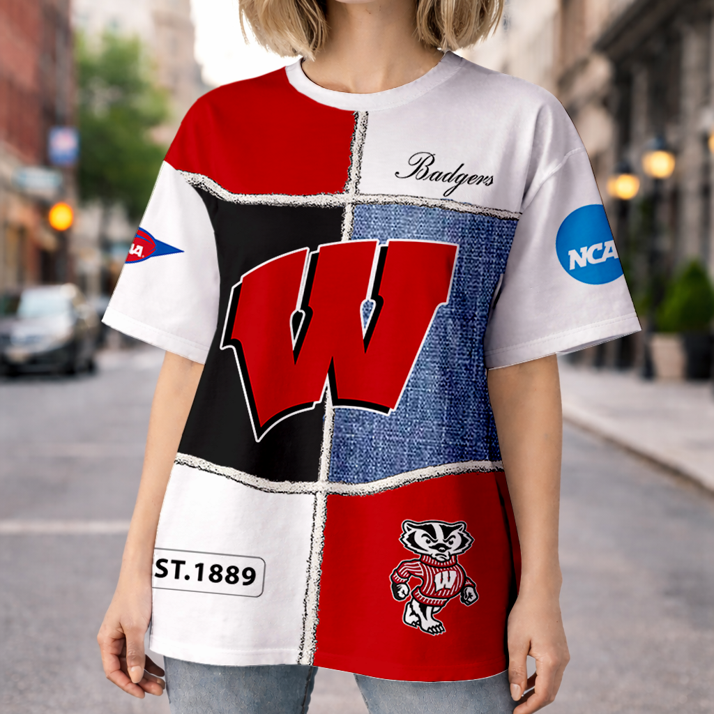 VIRAL EDITION - NEW CUSTOMIZED NCAA FBS18 WSB WS BADGERS HOODIE, T-SHIRTS, ZIP HOODIE, SWEATSHIRTS & POLO SHIRT