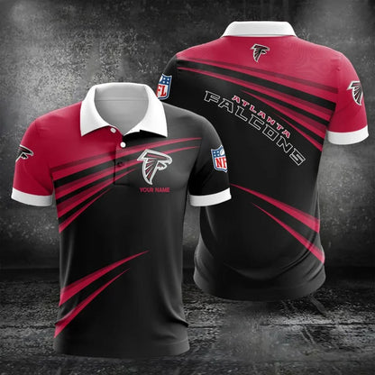 VIRAL EDITION - NEW CUSTOMIZED NFL18 ATF ATLANTA FALCONS POLO, T-SHIRT & SHORT PANTS SET