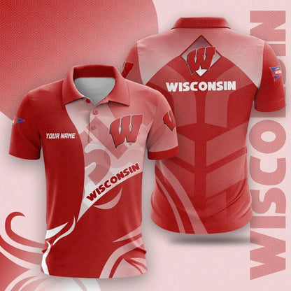 MEGA SALE - NEW CUSTOMIZED NCAA FBS18 WSB WISCONSIN BADGERS HOODIE, T-SHIRTS, ZIP HOODIE, SWEATSHIRTS & POLO SHIRT