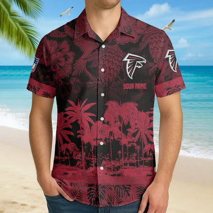 LIMITED EDITION - NEW CUSTOMIZED NFL18 ATF ATLANTA FALCONS UNISEX HAWAIIAN SHIRT