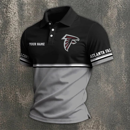 [SPECIAL OFFER] NEW CUSTOMIZED NFL18 ATF ATLANTA FALCONS POLO SHIRT
