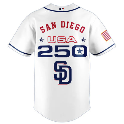 LIMITED EDITION - NEW CUSTOMIZED MLB18 SDP SAN DIEGO PADRES BASEBALL JERSEY