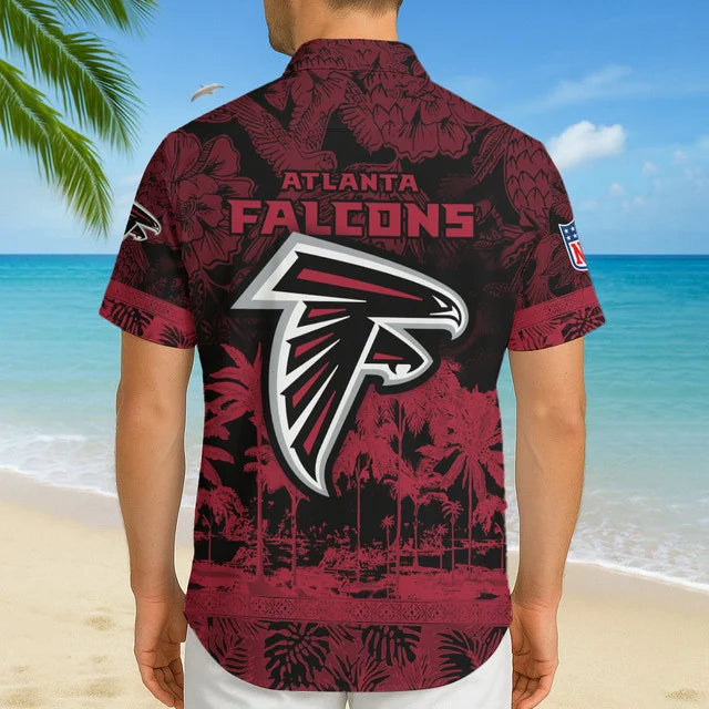 LIMITED EDITION - NEW CUSTOMIZED NFL18 ATF ATLANTA FALCONS UNISEX HAWAIIAN SHIRT