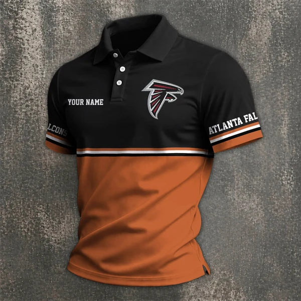 [SPECIAL OFFER] NEW CUSTOMIZED NFL18 ATF ATLANTA FALCONS POLO SHIRT