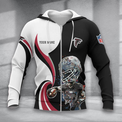 LIMITED EDITION - NEW CUSTOMIZED NFL18 ATF ATLANTA FALCONS T-SHIRT, POLO SHIRT, ZIP POLO SHIRT, SWEATSHIRT, HOODIE & ZIP HOODIE