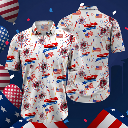 LIMITED EDITION - NEW CUSTOMIZED NFL18 ATF ATLANTA FALCONS PATRIOTIC 250 USA HAWAIIAN SHIRT