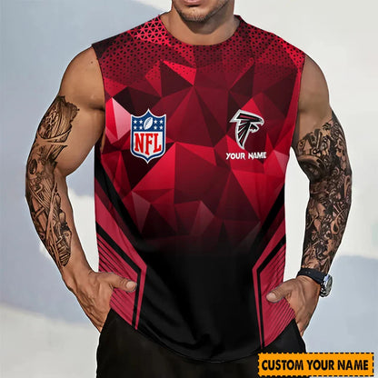 LIMITED EDITION - NEW CUSTOMIZED NFL18 ATF ATLANTA FALCONS MEN'S GYM SHIRT