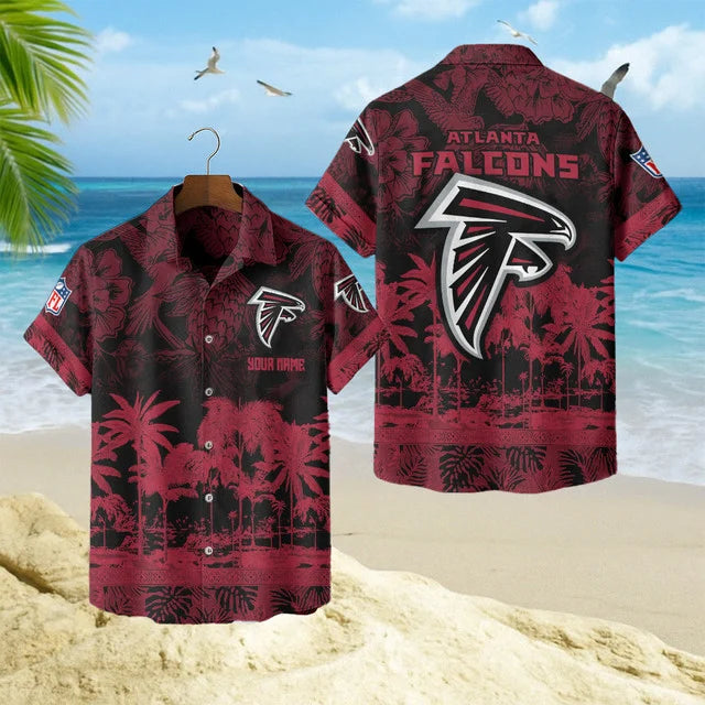 LIMITED EDITION - NEW CUSTOMIZED NFL18 ATF ATLANTA FALCONS UNISEX HAWAIIAN SHIRT
