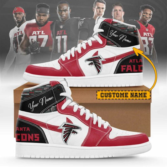 LIMITED EDITION - NEW CUSTOMIZED NFL18 ATF ATLANTA FALCONS AIR JORDAN SNEAKERS