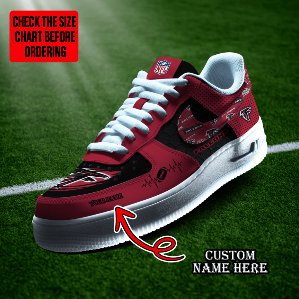 [SPECIAL OFFER] NEW CUSTOMIZED NFL18 ATF ATLANTA FALCONS AF1 SHOES