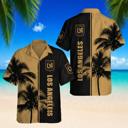 TOP SELLING - NEW CUSTOMIZED MLS18 LAF LOS ANGELES FC UNISEX HAWAIIAN SHIRT