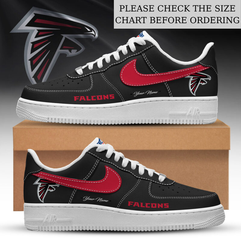 LIMITED EDITION - NEW CUSTOMIZED NFL18 ATF ATLANTA FALCONS AF1 SHOES