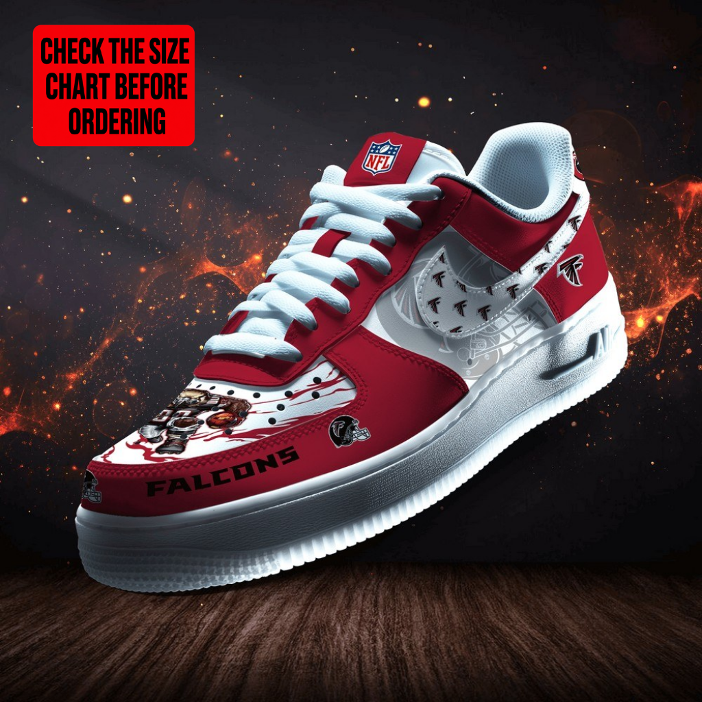 LIMITED EDITION - NEW CUSTOMIZED NFL18 ATF ATLANTA FALCONS AF1 SHOES