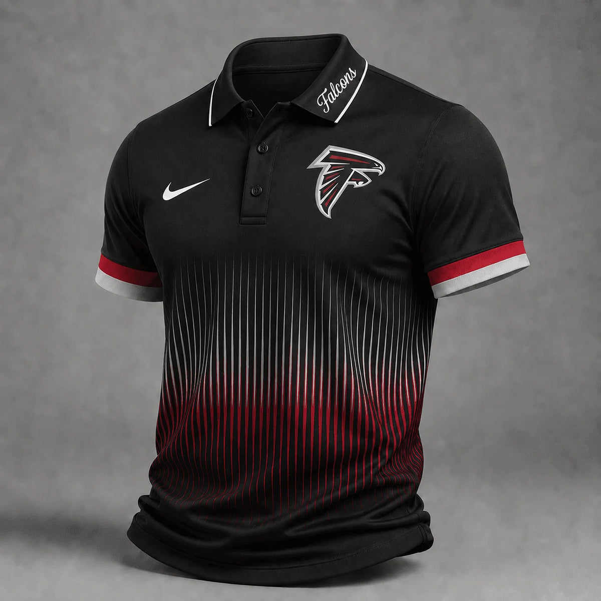 [SPECIAL OFFER] NEW CUSTOMIZED NFL18 ATF ATLANTA FALCONS POLO SHIRT